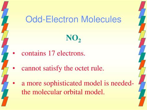 what is odd electron molecule